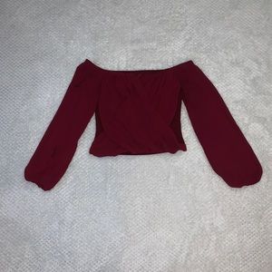 Off the shoulder blouse